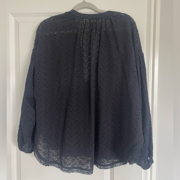 free people flowy black top! - Picture 6 of 6